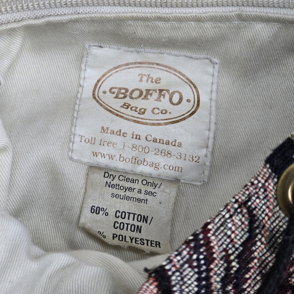 *VTG* THE BOFFO BAG CO Vintage Handmade Floral Tapestry Backpack - Picture 3 of 8